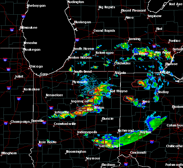 Interactive Hail Maps Hail Map for Columbia City, IN