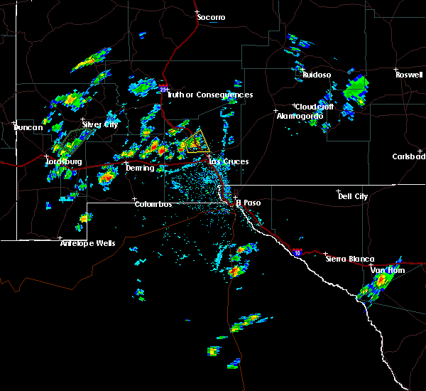 Interactive Hail Maps Hail Map for Radium Springs, NM