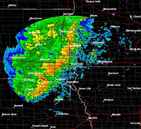 Interactive Hail Maps Hail Map for Lake Madison, SD