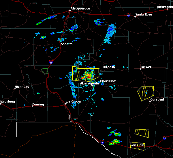 Interactive Hail Maps Hail Map for Cloudcroft, NM
