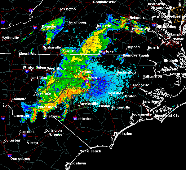 Interactive Hail Maps Hail Map for Sanford, NC