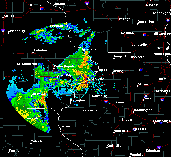 Interactive Hail Maps Hail Map for Davenport, IA