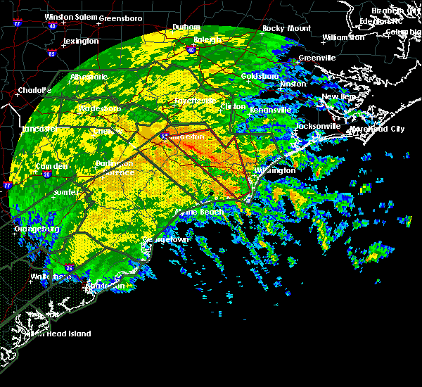 Interactive Hail Maps Hail Map for Leland, NC