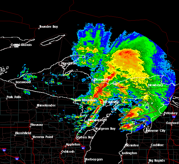 Interactive Hail Maps Hail Map for Escanaba, MI