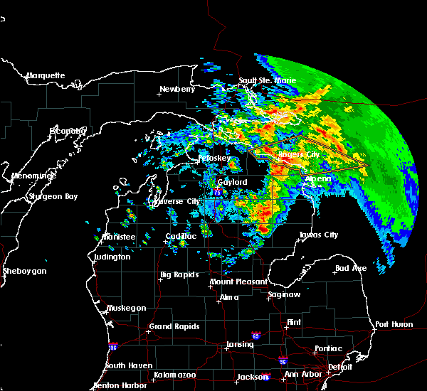 Interactive Hail Maps Hail Map for Lincoln, MI