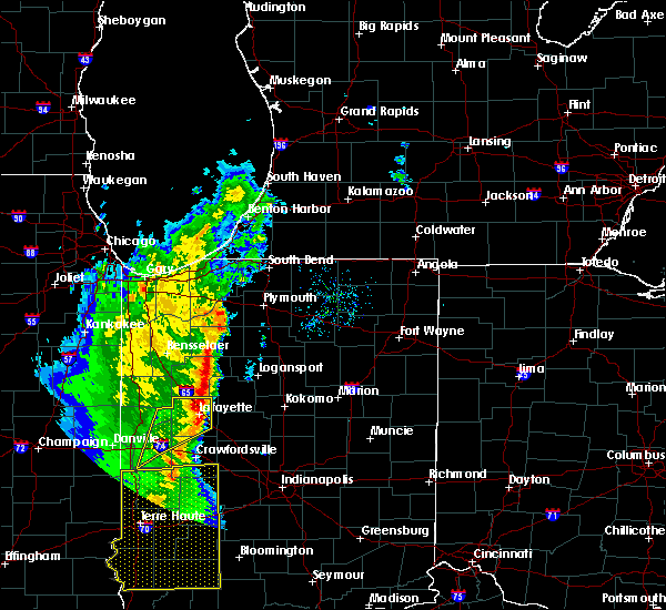 Interactive Hail Maps Hail Map for Monterey, IN
