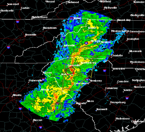 Interactive Hail Maps Hail Map for Fountain Inn, SC