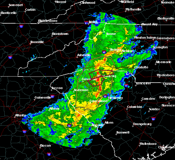 Interactive Hail Maps Hail Map for Greenwood, SC