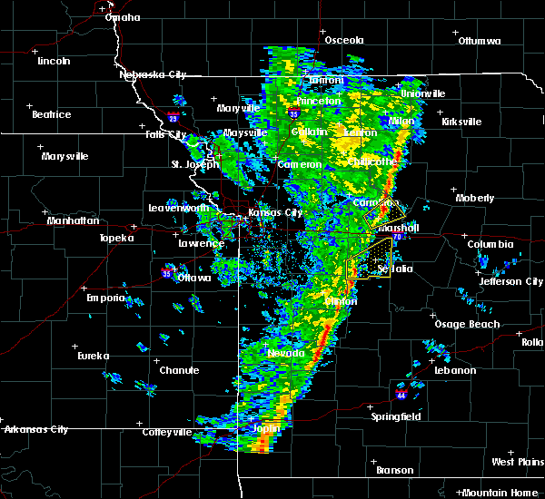 Interactive Hail Maps Hail Map for Sedalia, MO