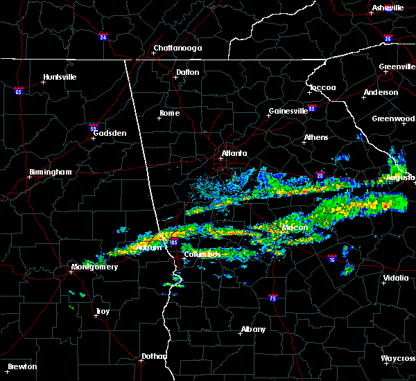 Interactive Hail Maps Hail Map for Columbus, GA