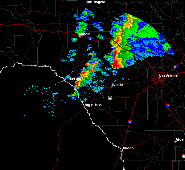 Interactive Hail Maps Hail Map for Bandera, TX