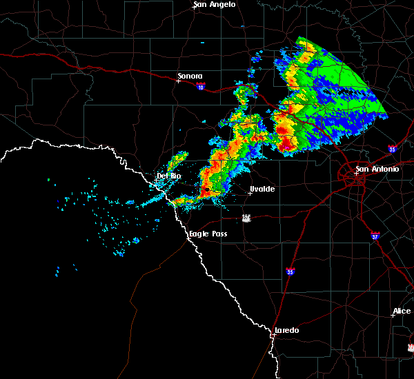 Interactive Hail Maps Hail Map for Bandera, TX