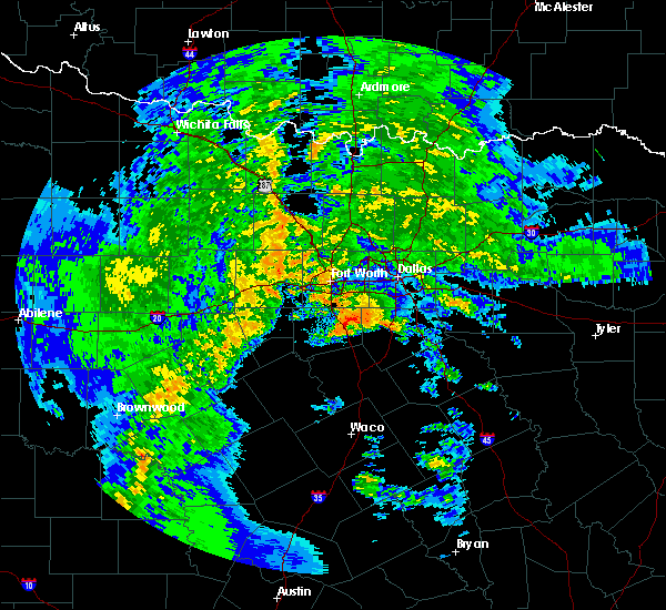 Interactive Hail Maps Hail Map for Alvarado, TX