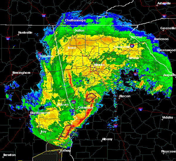 Interactive Hail Maps Hail Map for Thomaston, GA