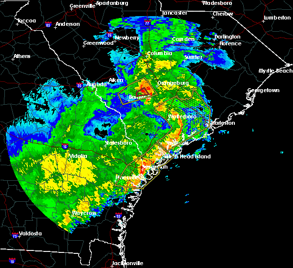 Interactive Hail Maps Hail Map for Ridgeville, SC