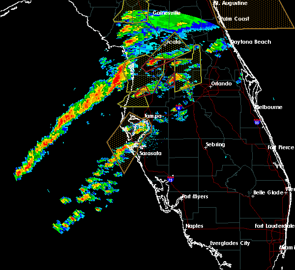 Interactive Hail Maps Hail Map for Brooksville, FL
