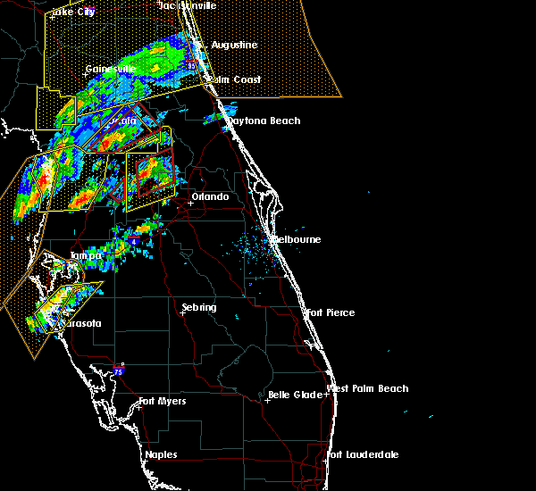Interactive Hail Maps Hail Map for Leesburg, FL