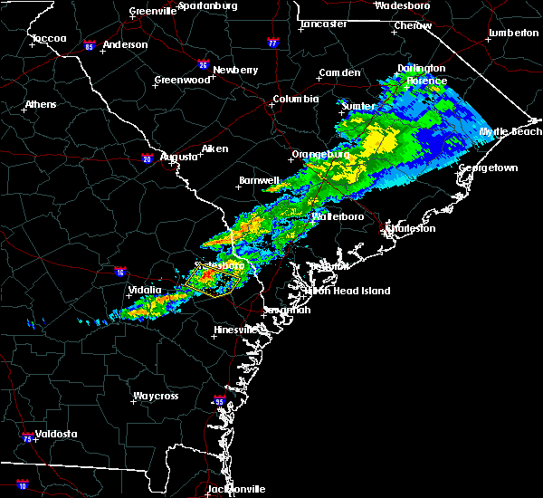 Interactive Hail Maps Hail Map for Brooklet, GA