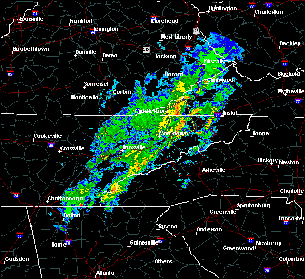 Interactive Hail Maps Hail Map for Bulls Gap, TN