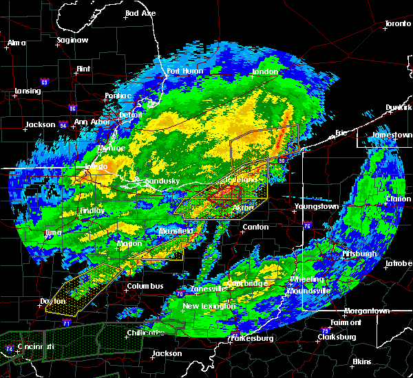 Interactive Hail Maps Hail Map for Bellville, OH