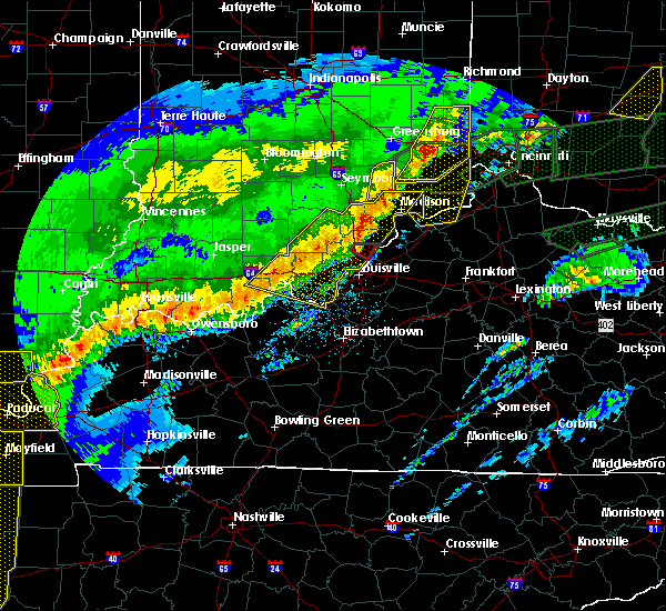 Interactive Hail Maps Hail Map for Jeffersonville, IN