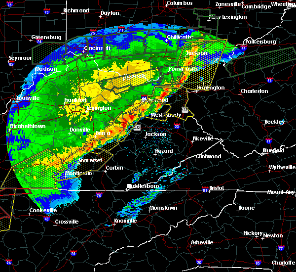 Interactive Hail Maps Hail Map for Irvine, KY