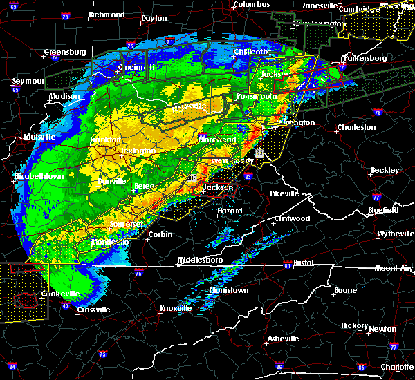 Interactive Hail Maps Hail Map for West Liberty, KY