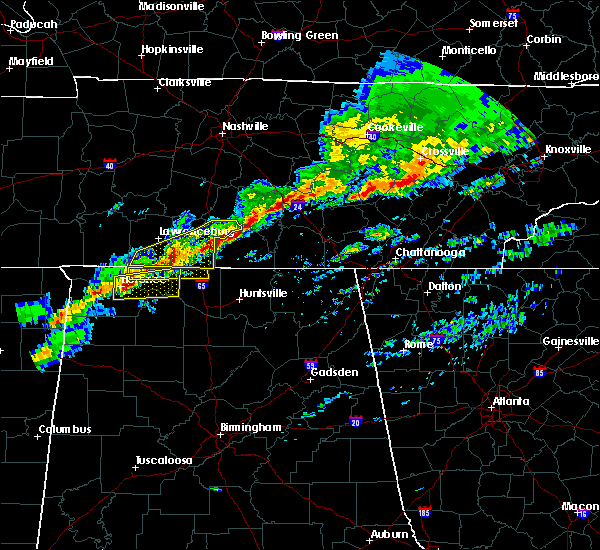 Interactive Hail Maps Hail Map for Tullahoma, TN