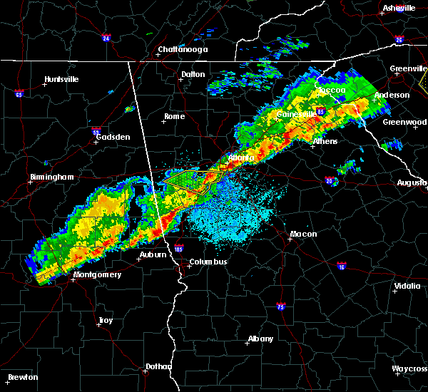 Interactive Hail Maps Hail Map for Carrollton, GA