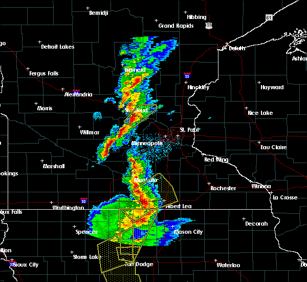 Interactive Hail Maps Hail Map for Annandale, MN