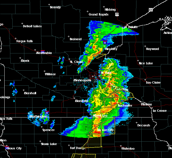 Interactive Hail Maps Hail Map for Rush City, MN