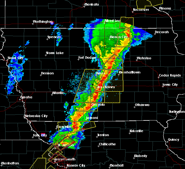 Interactive Hail Maps Hail Map for Osceola, IA