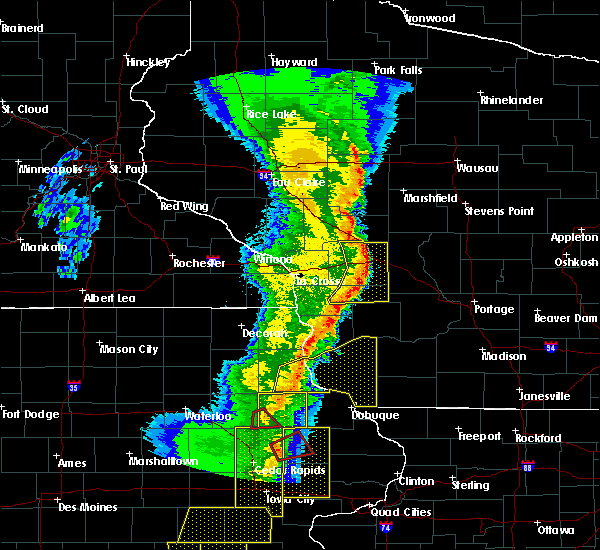 Interactive Hail Maps Hail Map for La Farge, WI