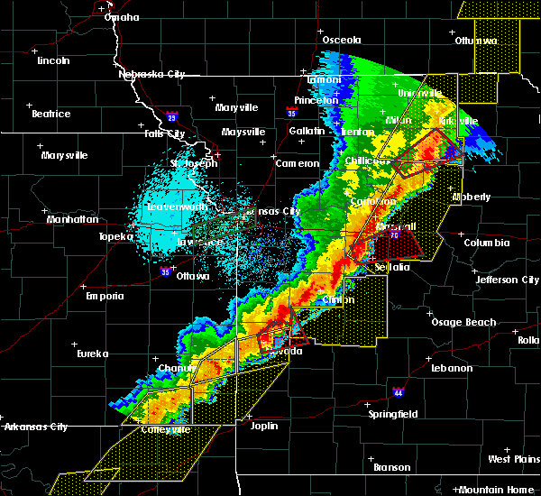 Interactive Hail Maps Hail Map for Sedalia, MO