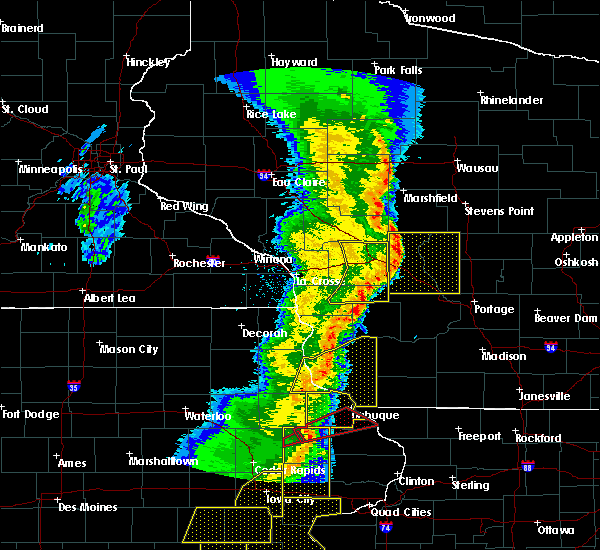 Interactive Hail Maps Hail Map for Union Center, WI