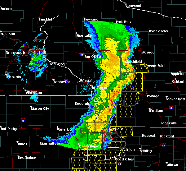 Interactive Hail Maps Hail Map for La Farge, WI