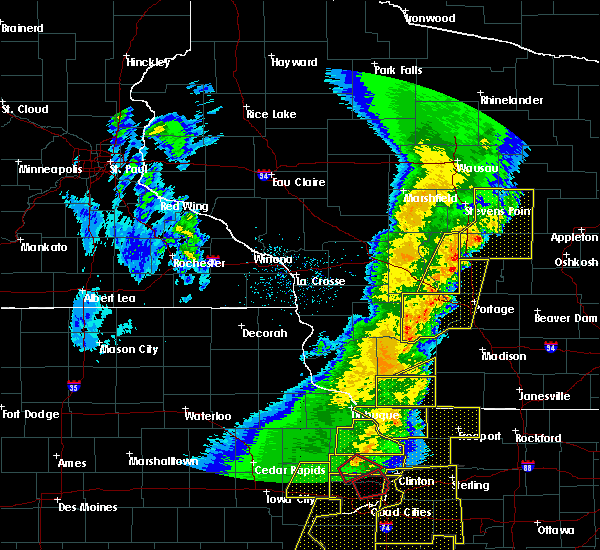 Interactive Hail Maps Hail Map for Lyndon Station, WI