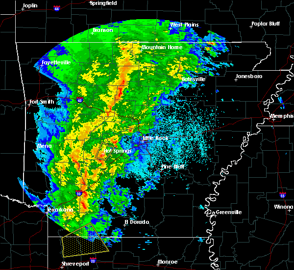 Interactive Hail Maps Hail Map for Hot Springs Village, AR