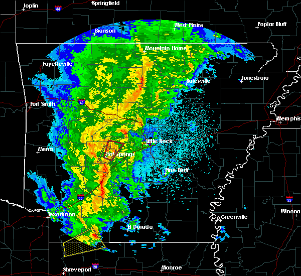 Interactive Hail Maps Hail Map for Hot Springs Village, AR