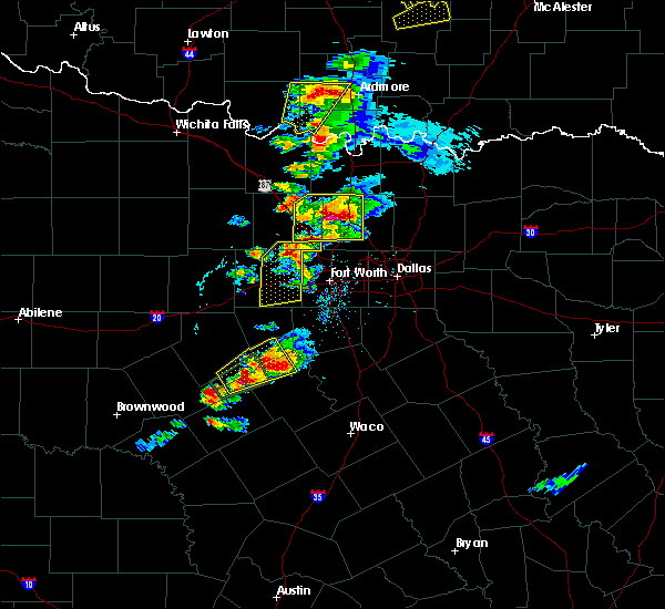 Interactive Hail Maps Hail Map for Rhome, TX