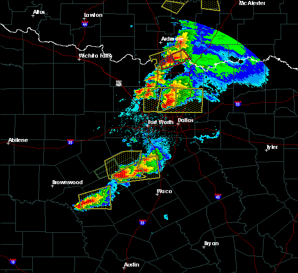 Interactive Hail Maps Hail Map for Sherwood Shores, TX