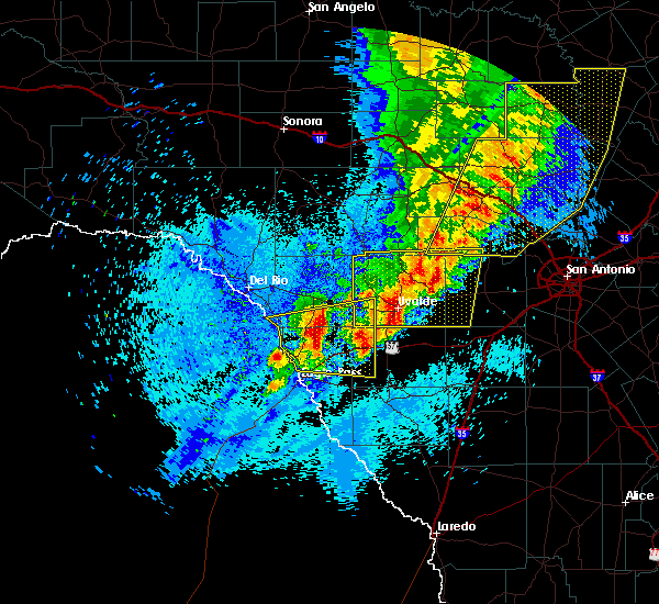 Interactive Hail Maps Hail Map for Uvalde, TX