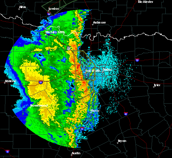 Interactive Hail Maps Hail Map for Mansfield, TX