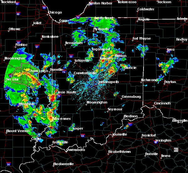 Interactive Hail Maps Hail Map for Gaston, IN