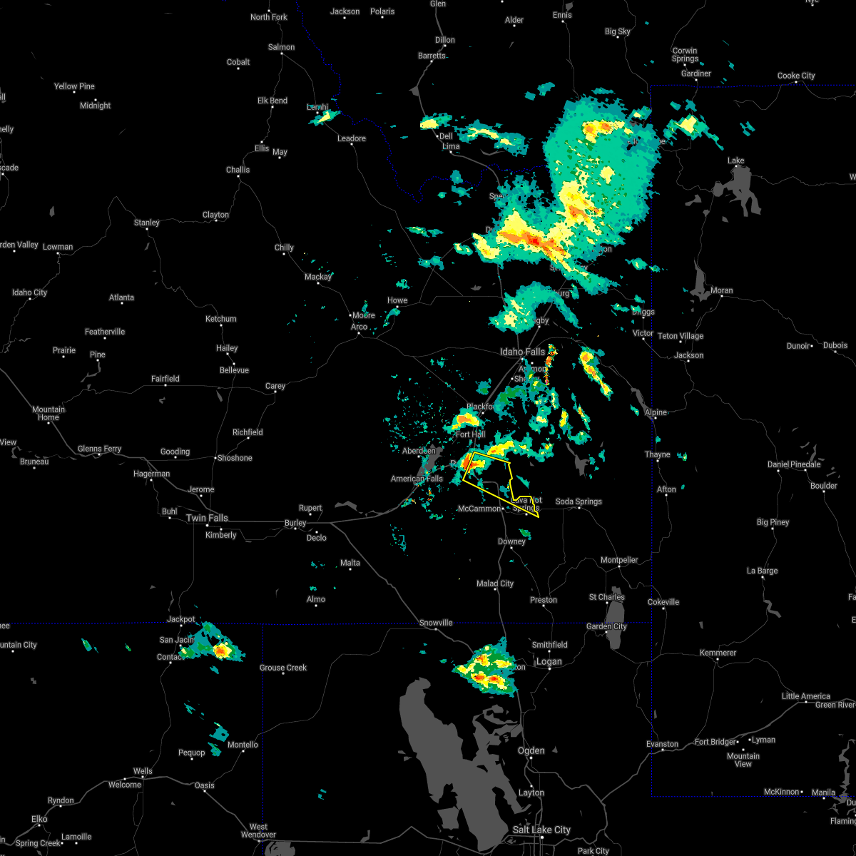 Interactive Hail Maps Hail Map for Inkom, ID