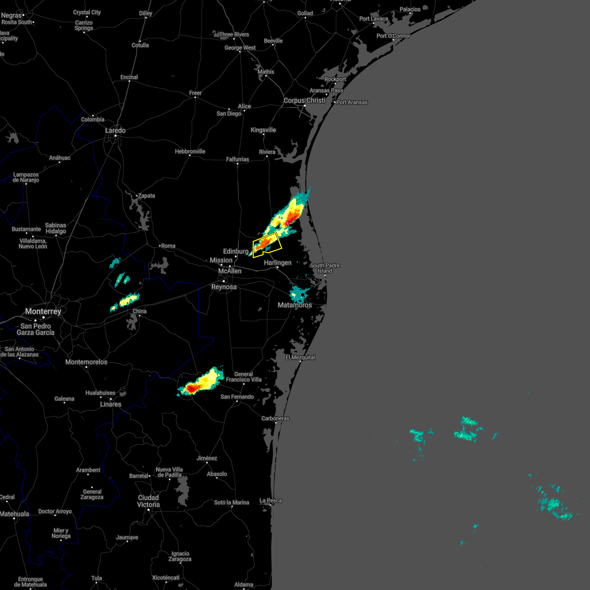 Interactive Hail Maps Hail Map for Lasara, TX