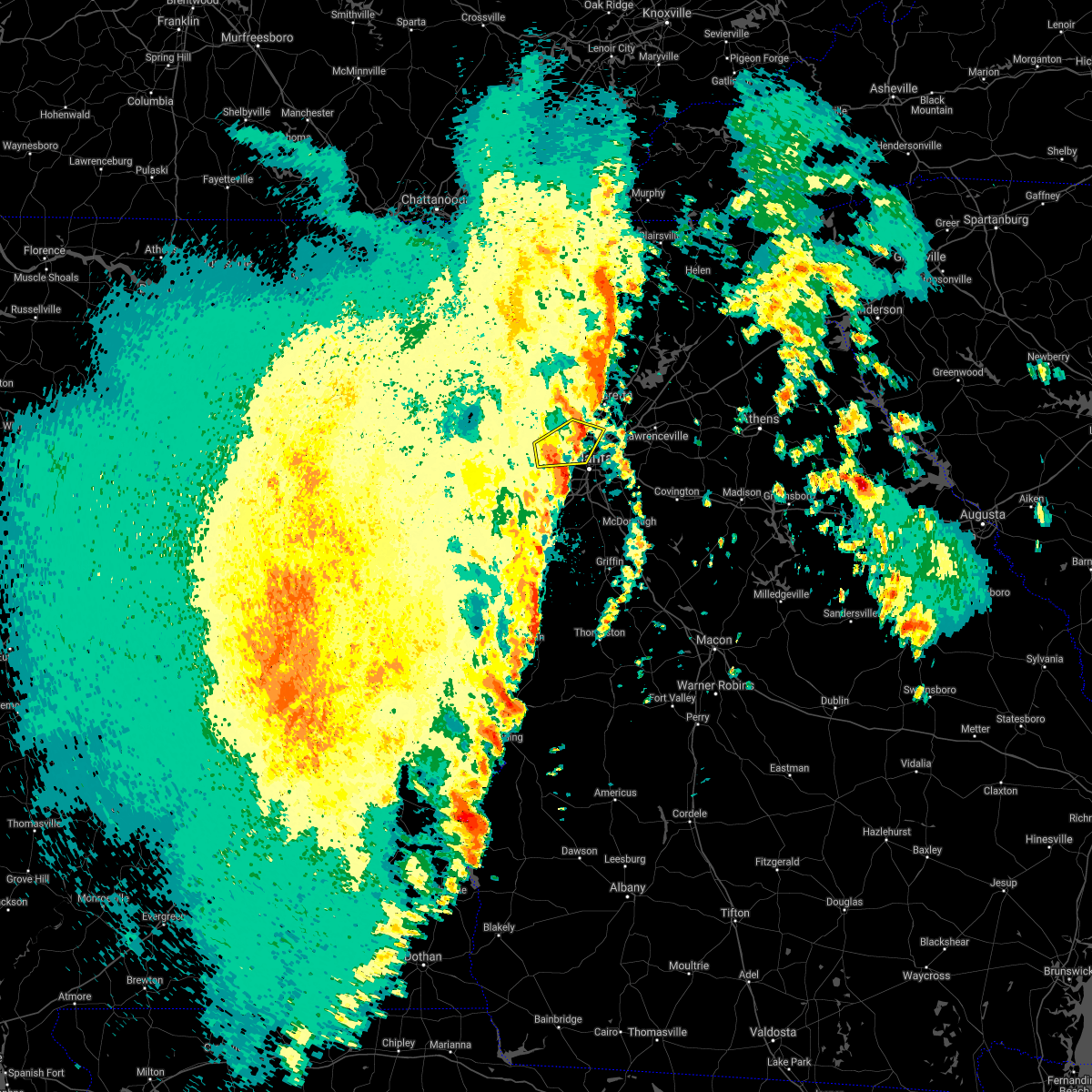 Interactive Hail Maps Hail Map for Powder Springs, GA