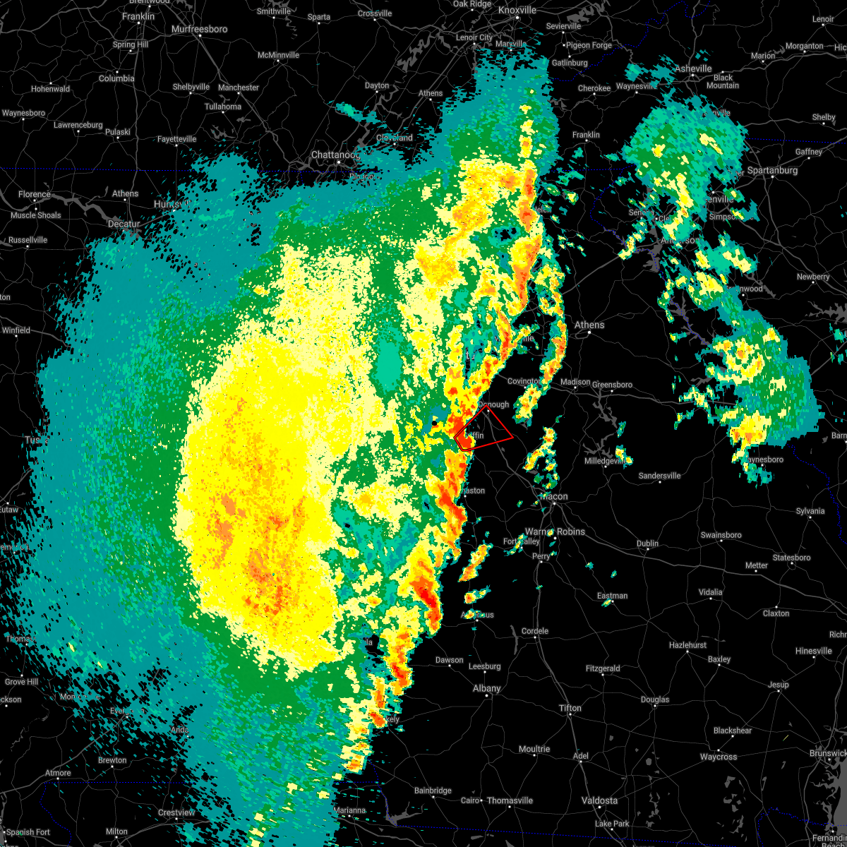 Interactive Hail Maps Hail Map for McDonough, GA