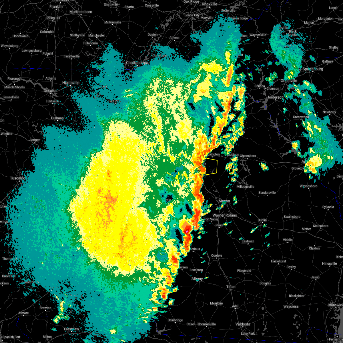 Interactive Hail Maps Hail Map for McDonough, GA