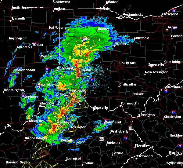 Interactive Hail Maps Hail Map for West Carrollton, OH